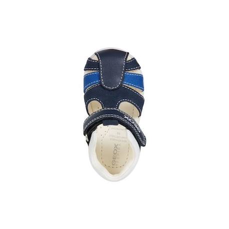 Sandales premiers pas Geox Elthan pour bébé garçon - Bleu marine et bleu roi BLEU 6 - vertbaudet enfant 