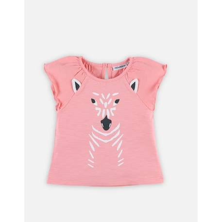 T-shirt manches courtes BLEU+ROSE 5 - vertbaudet enfant 