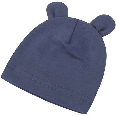 Bonnet ourson bébé en bambou, Uni BLANC 1 - vertbaudet enfant 