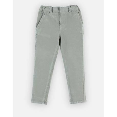 Pantalon velours côtelé fin BLEU 3 - vertbaudet enfant 