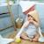 Cape de bain en gaze de coton, Jeanne Biscuit TU MARRON 3 - vertbaudet enfant 