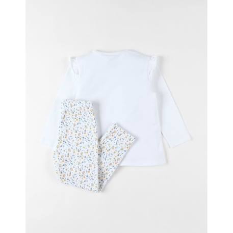 Pyjama 2 pièces licorne en jersey BLANC 2 - vertbaudet enfant 