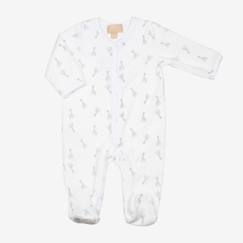 Pyjama naissance Sophie la Girafe - TROIS KILOS SEPT - Blanc - Unisexe - Velours bio  - vertbaudet enfant