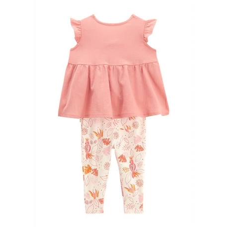 Ensemble bébé fille tunique + legging Sumba ROSE 2 - vertbaudet enfant 