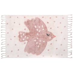 Linge de maison et décoration-Tapis coton petit oiseau - NATTIOT - BIRDY