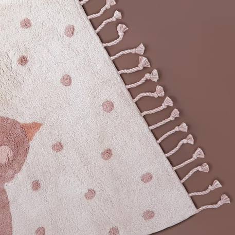 Tapis coton petit oiseau - NATTIOT - BIRDY BEIGE 3 - vertbaudet enfant 