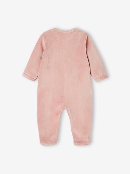 Lot de 3 dors-bien en velours ouverture naissance bébé lot bois de rose+Lot jaune d'or+Lot vert d'eau 5 - vertbaudet enfant 