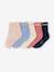 Lot de 5 paires de chaussettes avec détails scintillants bébé fille BASICS rose+rose pâle 1 - vertbaudet enfant 