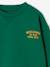 Sweat grand motif school bus au dos garçon vert 6 - vertbaudet enfant 