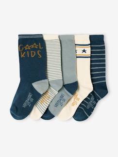 -Lot de 5 paires de chaussettes "Cool Kids" garçon