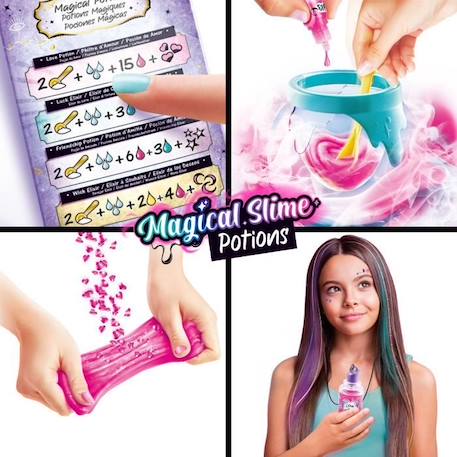 Fabrique à potions magiques - So Slime - Slime color change - Avec éclairage et fumée BLEU 6 - vertbaudet enfant 