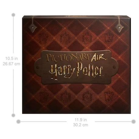 Mattel Games - Pictionary Air Harry Potter - Jeu d'ambiance et de dessin - Dès 8 ans HDC61 MARRON 5 - vertbaudet enfant 