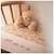 Drap-housse - JOLLEIN - Animaux - 100% coton - Beige - 60x120 cm - Lit bébé BEIGE 4 - vertbaudet enfant 