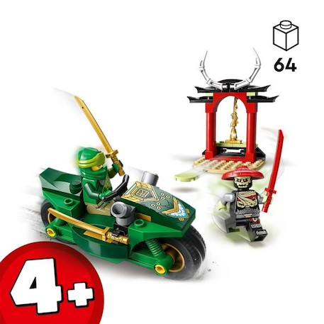 LEGO® NINJAGO 71788 La Moto Ninja de Lloyd, Jouet Enfants 4 Ans, Jeu Éducatif, 2 Minifigurines BLANC 3 - vertbaudet enfant 