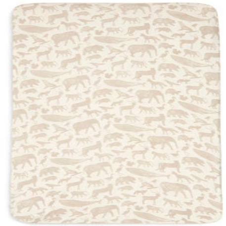 Drap-housse - JOLLEIN - Animaux - 100% coton - Beige - 60x120 cm - Lit bébé BEIGE 3 - vertbaudet enfant 