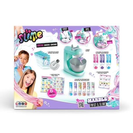 So Slime Sensations - Twist & Slime - Canal Toys SSC 229 - Loisirs Créatifs BLANC 2 - vertbaudet enfant 