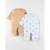 Ensemble de 2 pyjamas 1 pièce en velours écru/abricot BEIGE 2 - vertbaudet enfant 