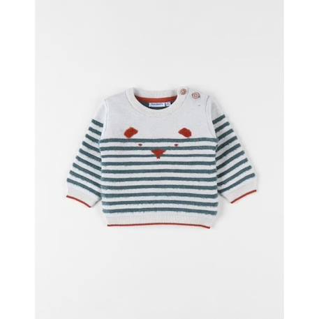 Pull rayé Nouky chiné  - vertbaudet enfant