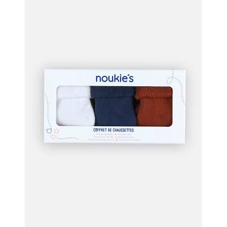 Coffret chaussons en mousse marine/spéculoos BLANC 2 - vertbaudet enfant 