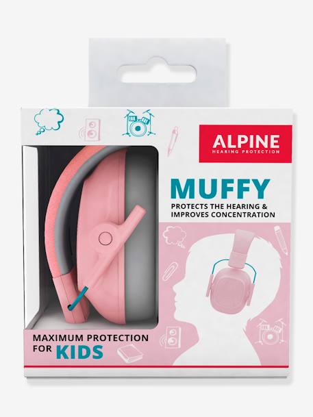 Casque antibruit Muffy kids ALPINE bleu+menthe+rose 12 - vertbaudet enfant 