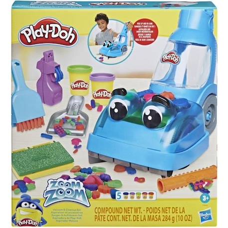 Aspirateur jouet Play-Doh avec 5 pots de pâte à modeler - Les classiques BLANC 1 - vertbaudet enfant 