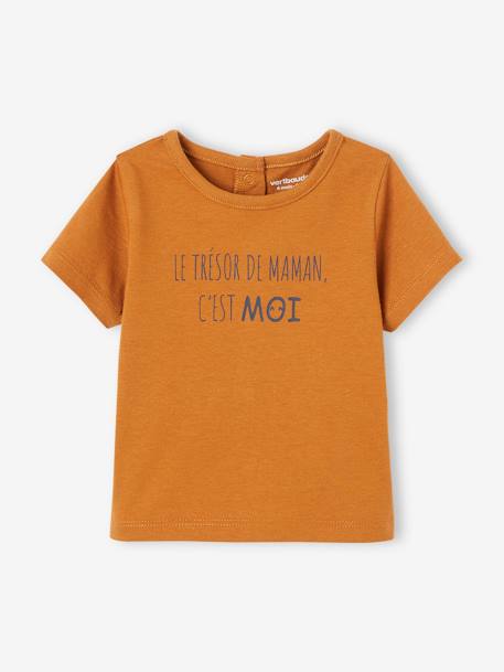 Tee-shirt bébé à message manches courtes  - vertbaudet enfant