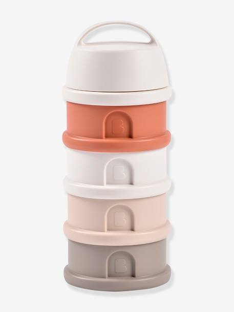 Boîte doseuse de lait 4 compartiments BEABA Cotton white/terracotta+gris+Mineral grey/pink+vert 3 - vertbaudet enfant 