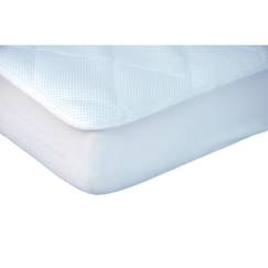 Chambre et rangement-Literie-Matelas-Matelas bébé-DOMIVA Housse de matelas Alèse Toucan - 100% Polyester - Maille 3D - Blanc - 70 x 140 cm