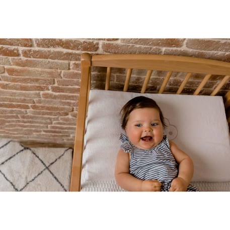 Plan incliné TINEO CLOUDY - Pour lit 60x120 cm - Inclinaison 10° BLANC 3 - vertbaudet enfant 