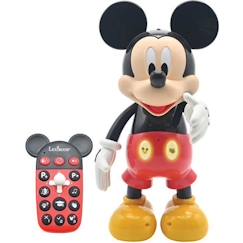 Jouet-Jeux d'imagination-Figurines, mini mondes, héros et animaux-Robot Mickey interactif et éducatif avec sons et effets lumineux – Anglais/Français