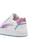 Basket à Lacets Junior Puma Karmen Rebelle Deep Dive - Blanc/Rose-Bleu BLANC 4 - vertbaudet enfant 