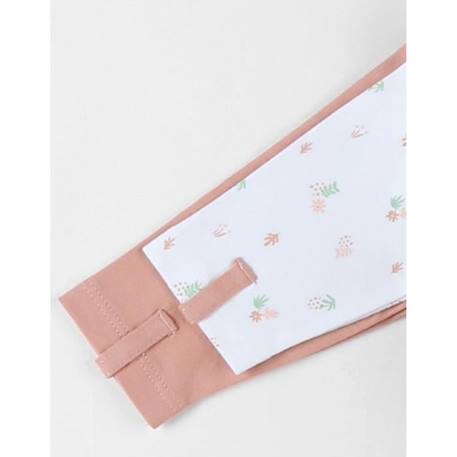 Ensemble de 2 pyjamas 1 pièce terracotta/écru ROSE 4 - vertbaudet enfant 