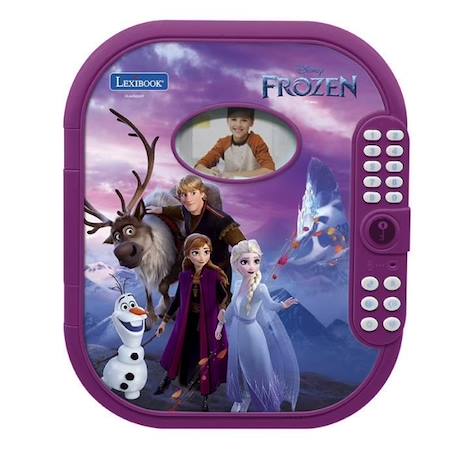 Journal intime éléctronique avec coffre-fort La reine des Neiges VIOLET 1 - vertbaudet enfant 