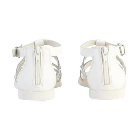 Sandales Geox Enfant Karly Blanc - Fermeture à Zip - Confort Exceptionnel BLANC 4 - vertbaudet enfant 