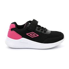 Chaussures-Chaussures garçon 23-38-Baskets, tennis-UMBRO Baskets basses Um Nateo Vlc Ne noir