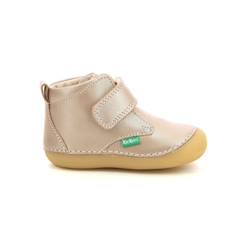 Chaussures-Chaussures fille 23-38-Ballerines, babies-KICKERS Bottillons Sabio rose