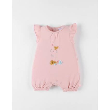 Combishort lapin en jersey ROSE 1 - vertbaudet enfant 