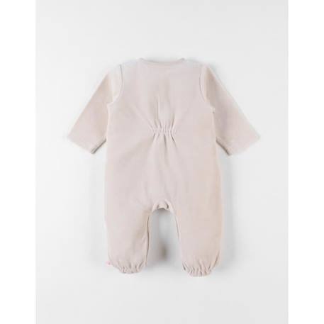 Pyjama 1 pièce licorne en velours BEIGE 2 - vertbaudet enfant 