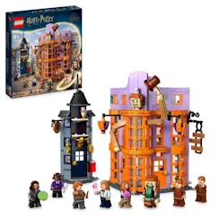 Jouet-Jeux d'imagination-Jeux de construction-LEGO® Harry Potter 76422 Le Chemin de Traverse : Weasley, Farces pour Sorciers Facétieux, Jouet