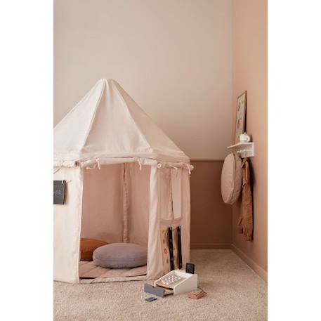 Caisse enregistreuse en bois Blanc - Avec accessoires - Enfants - Marchand - Imitation - Kids Concept BLANC 3 - vertbaudet enfant 