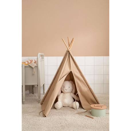 Tente tipi mini - beige - enfant - 53 x 53 x 75 cm - Kids Concept BEIGE 2 - vertbaudet enfant 