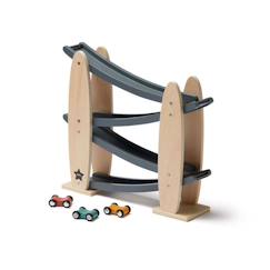 -Piste de course de voitures en bois naturel - gris - Aiden - Enfant - Kids Concept