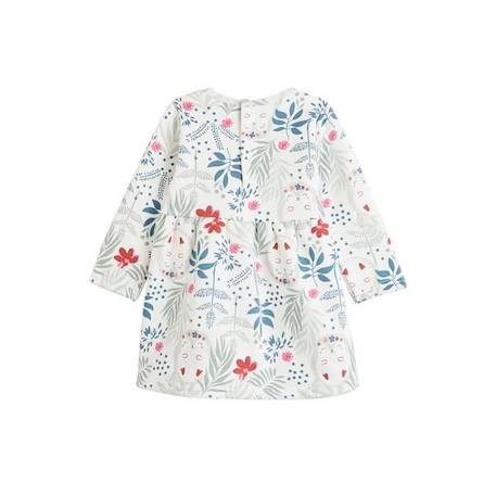 Robe en molleton bébé fille Lina BLANC 2 - vertbaudet enfant 