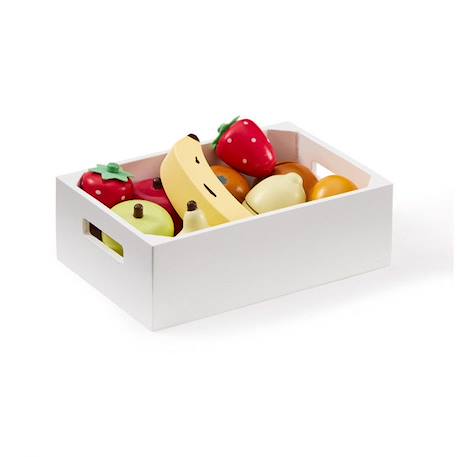Cagette de fruits mélangés Kid's Hub - Dinette - Cuisine - Marchand - Enfant - Kids Concept BLANC 1 - vertbaudet enfant 