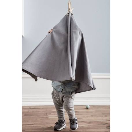 Tente tipi mini - grise - enfant - 53 x 53 x 75 cm - Kids Concept GRIS 3 - vertbaudet enfant 