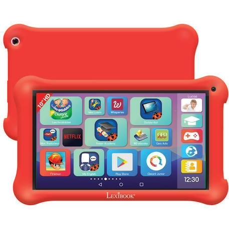 Lexibook, Lexipad 10'' - Tablette Ludo Android: Fun et Éducative, Avec Contrôle Parental ROUGE 1 - vertbaudet enfant 