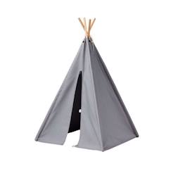 Jouet-Jeux d'imitation-Tentes et tipis-Tente tipi mini - grise - enfant - 53 x 53 x 75 cm - Kids Concept