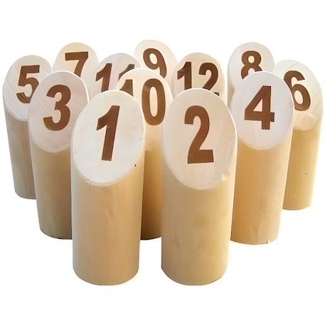 TACTIC Mölkky Jeu de quille version standard BEIGE 1 - vertbaudet enfant 