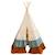 Ensemble tipi enfant Moi Mili Circus - Marron - Tapis inclus MARRON 1 - vertbaudet enfant 