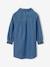 Robe chemise en jean fille ouverture boutonnée bleu moyen 2 - vertbaudet enfant 